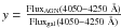 \hbox{$y=\frac{\rm Flux_{\rm AGN}(4050{-}4250 ~\AA)}{\rm Flux_{\rm gal}(4050{-}4250~ \AA)}$}