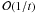 \hbox{$\mathcal{O}(1/t)$}