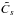 \hbox{$\tilde C_s$}