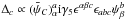 \hbox{$\Delta_c\propto (\bar\psi_C)_{\alpha}^a{\rm i}\gamma_5\epsilon^{\alpha\beta c}\epsilon_{abc}\psi_{\beta}^b$}
