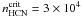 \hbox{$n^{\rm crit}_{\rm HCN}=3\times 10^4$}