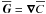 \hbox{$\meanGG = \nab \meanC$}