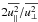 \hbox{$2\overline{u_\parallel^2}/\overline{u_\perp^2}$}