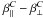 \hbox{$\beta^C_\parallel - \beta^C_\perp$}