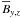\hbox{$\meanB_{y,z}$}