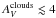 \hbox{${A^{\rm clouds}_V}\lesssim4$}