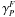 \hbox{$\gamma_P^F$}