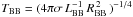 \hbox{$T_\mathrm{BB}=(4\pi\sigma\,L_\mathrm{BB}^{-1}\,R_\mathrm{BB}^{\,2}\,)^{-1/4}$}