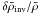 \hbox{$\delta \bar{\rho}_{\mathrm{inv}}/\bar{\rho}$}