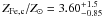 \hbox{$Z_{\rm Fe,c}/Z_{\sun}= 3.60_{-0.85}^{+1.5}$}