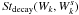 \hbox{${\it St}_{\rm decay}(W_k,W^s_k)$}