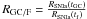 \hbox{$R_{\rm GC/F}=\frac{R_{\rm SNIa}(t_{\rm GC})}{R_{\rm SNIa}(t_{\rm f})}$}