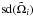 \hbox{${\rm sd}(\tilde{\Omega}_i)$}