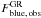 \hbox{$F^{\rm GR}_{\rm blue,\,obs}$}