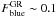 \hbox{${F^{\rm GR}_{\rm blue}} \sim 0.1$}
