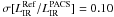 \hbox{$\sigma[L_{{\rm IR}}^{{\rm Ref}}/L_{{\rm IR}}^{{\rm PACS}}]=0.10\,$}