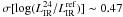 \hbox{$\sigma[{\rm log}(L_{{\rm IR}}^{24}/L_{{\rm IR}}^{{\rm ref}})] \thicksim 0.47\,$}
