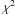 \hbox{$\chi^{2}_{\mathrm{}}$}