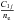 \hbox{$\frac{C_{1j}}{\nel}$}