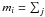 \hbox{$m_{i}=\sum_{j}^{}$}