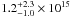 \hbox{$1.2^{+2.3}_{-1.0}\times10^{15}$}