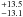 \hbox{$^{+13.5}_{-13.1}$}