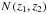 \hbox{$N\left(z_{1},z_{2}\right)$}