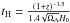 \hbox{$t_{\rm H}=\frac{\left(1+z\right)^{-1.5}}{{1.4\sqrt{\Omega_{\Lambda}}H_{0}}}$}