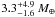 \hbox{$3.3^{+4.9}_{-1.6}~M_\oplus$}
