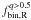 \hbox{$f_{\rm bin, R}^{q>0.5}$}