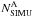 \hbox{$N_{\rm SIMU}^{\rm A}$}