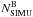 \hbox{$N_{\rm SIMU}^{\rm B}$}