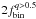 \hbox{$2 f_{\rm bin}^{q>0.5}$}