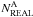 \hbox{$N_{\rm REAL}^{\rm A}$}