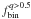 \hbox{$f_{\rm bin}^{q>0.5}$}