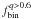 \hbox{$f_{\rm bin}^{q>0.6}$}