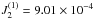 \hbox{$J_2^{(1)}=9.01\times10^{-4}$}