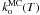 \hbox{$k_{\rm o}^{\rm MC}(T)$}