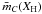 \hbox{$\bar{m}_C(X_{\rm H})$}