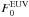 \hbox{$F^{\rm EUV}_0$}