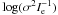\hbox{$\log(\sigma^{2}I_{\rm e}^{-1})$}