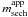 \hbox{$m_{\rm sech}^{\rm app}$}