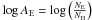 \hbox{$\log A_{{\rm{E}}}=\log{\left( \frac{N_{{\rm{E}}}}{N_{{\rm{H}}}} \right)}$}