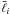 \hbox{$\bar \ell_i$}