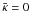 \hbox{$\bk=0$}