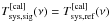\hbox{$T_{\rm sys,sig}^{\rm [cal]}(\nu)=T_{\rm sys,ref}^{\rm [cal]}(\nu)$}