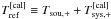 \hbox{$T_{\rm ref}^{\rm [cal]}\equiv T_{\rm sou,+}+T_{\rm sys,+}^{\rm [cal]}$}