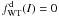 \hbox{$f_{\rm WT}^{\rm d}(I) = 0$}