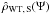 \hbox{$\hat{\rho}_{\rm WT,\,S}(\Psi)$}