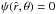 \hbox{$\psi(\hat{r},\theta)=0$}
